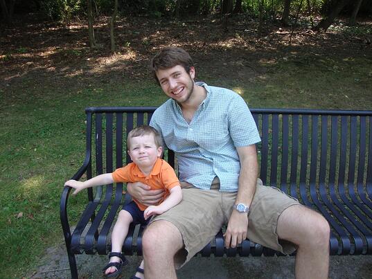 Emmett & Dad toddler and father
